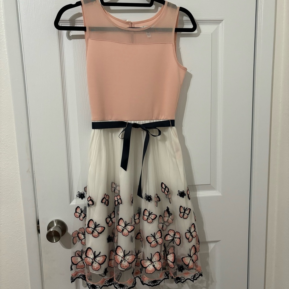 Big girls butterfly dress size 14